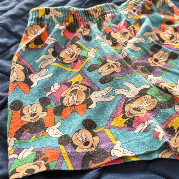 Vintage Disney Mickey and Minnie Mouse Print Shorts - Picture 3 of 3